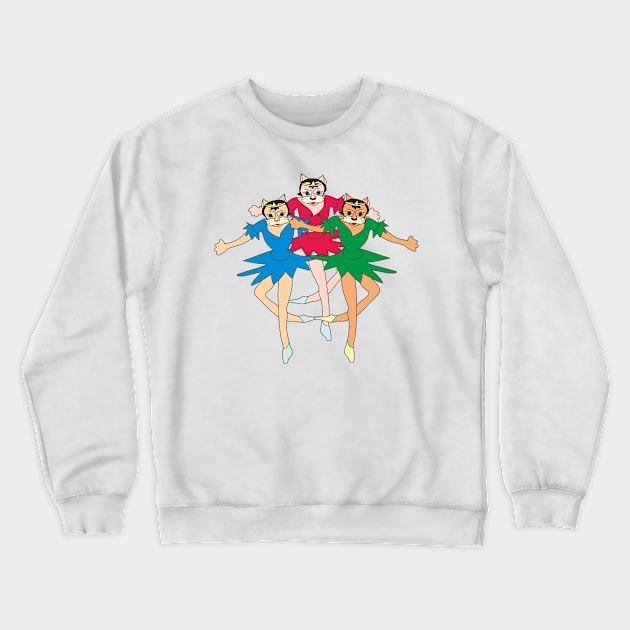 Dancers Crewneck Sweatshirt by Alekvik